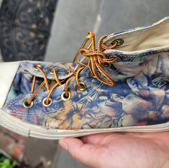 Converse All Star Chuck Taylor Hawaiian Flowers- Women's Size 7 - Picture 8 of 11
